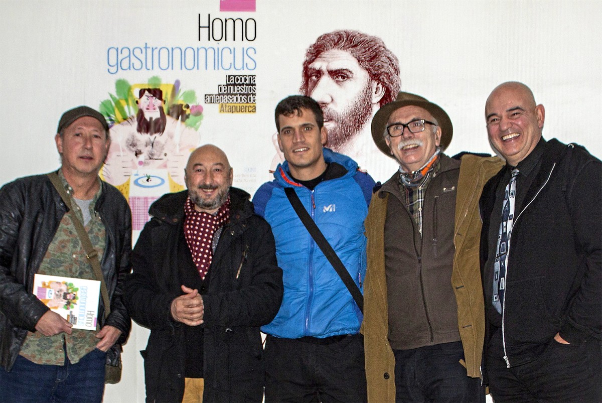 Foto: Diario de Atapuerca. Presentación del libro Homo gastronómicus