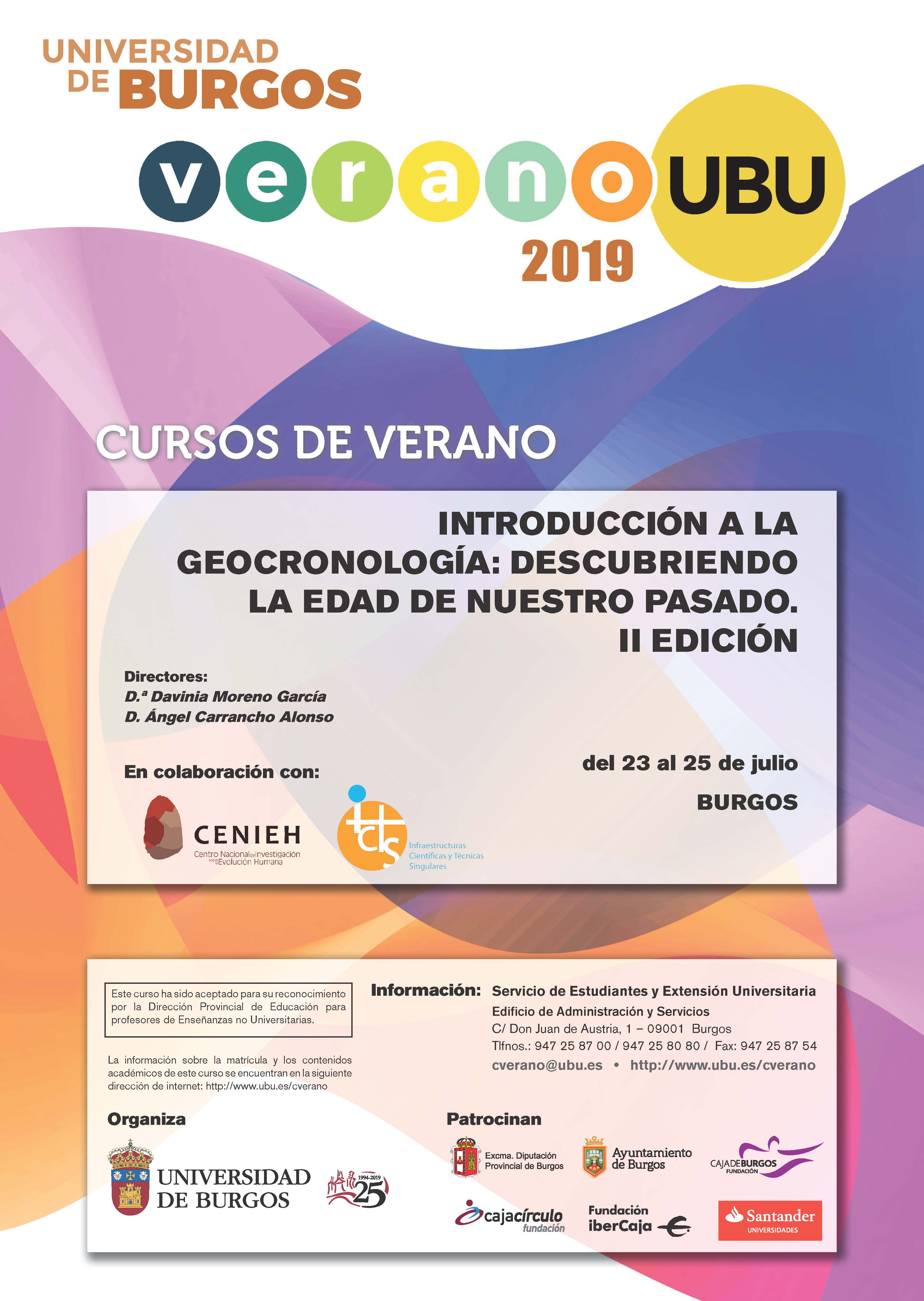 cartel geocronología II 2019
