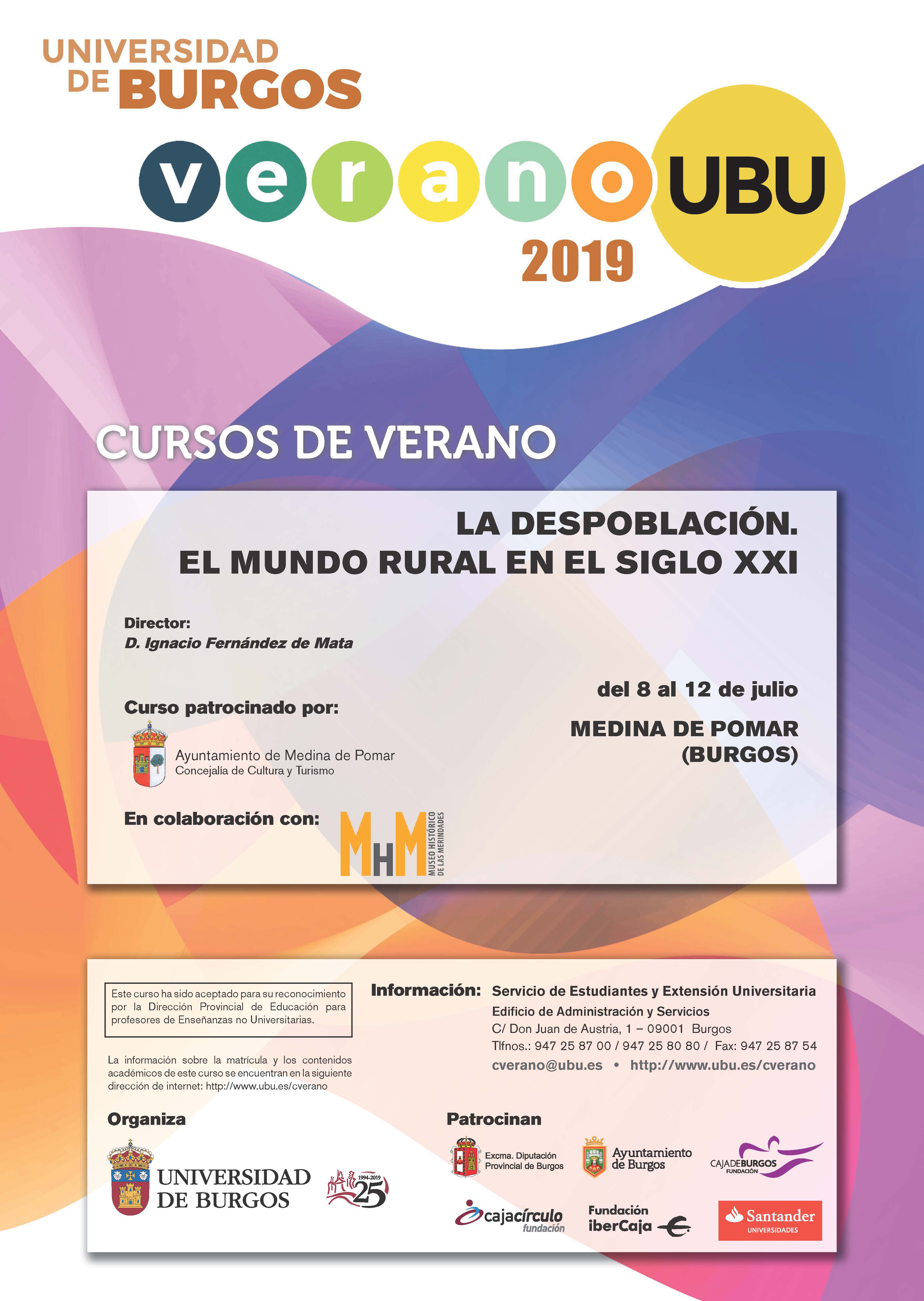 cartel medina de pomar 2019
