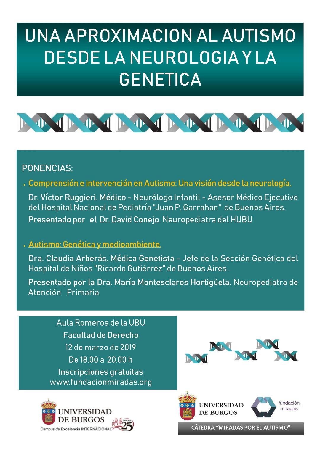Jornada “Una aproximación al autismo desde la neurología y la genética”