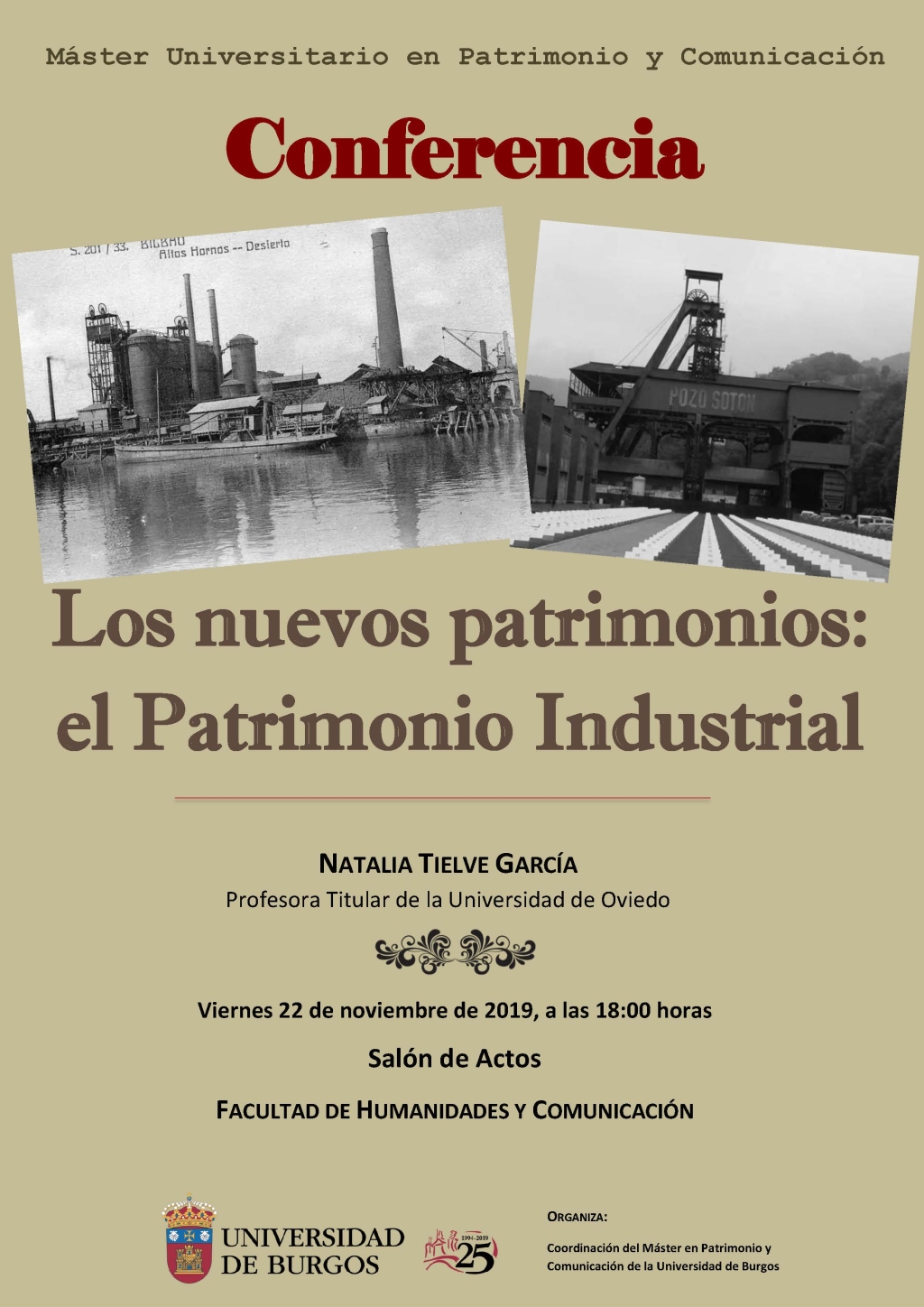 cartel conferencia Natalia Tielve García