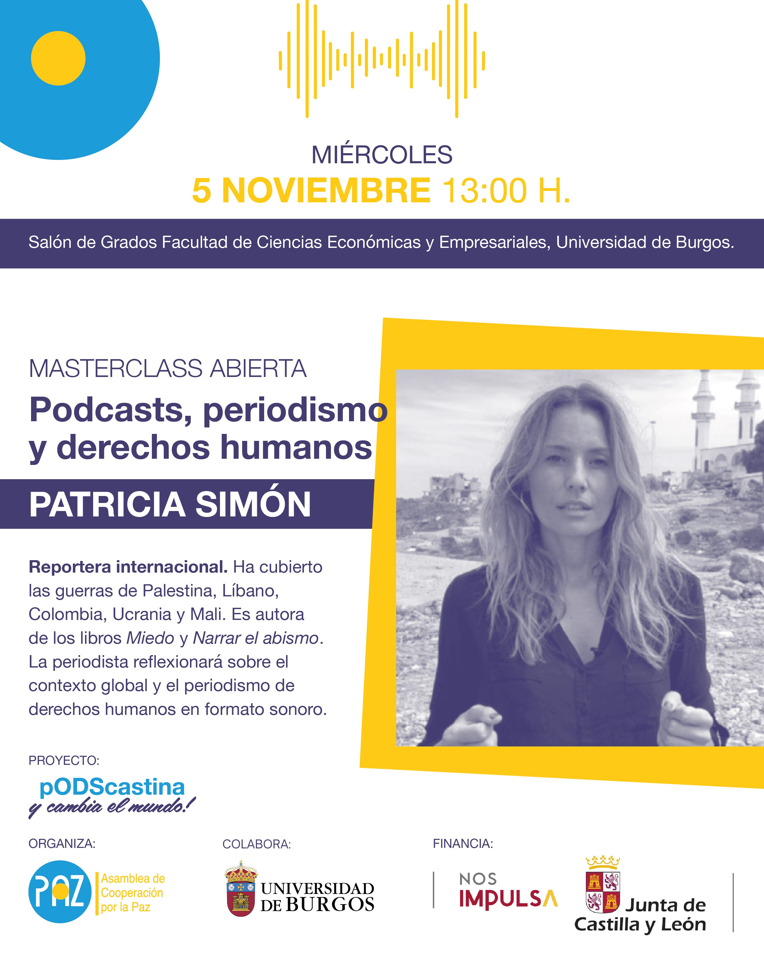 Cartel Conferencia Patricia Simón