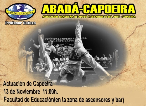 Exhibición Capoeira Facultad Educación