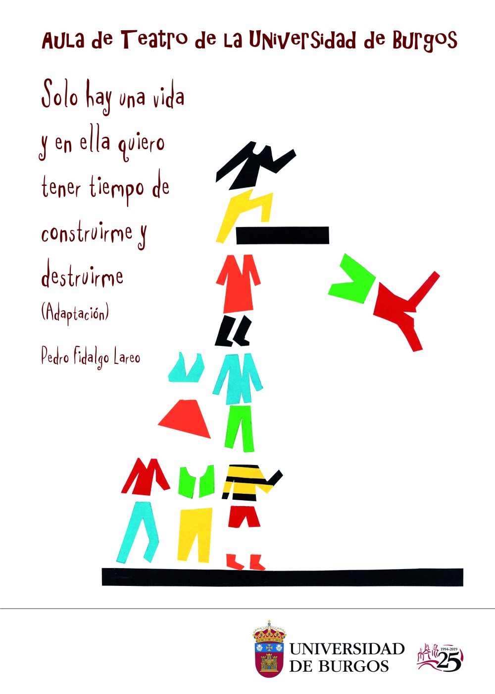 Cartel XX Muestra de Teatro Universitario. UBU