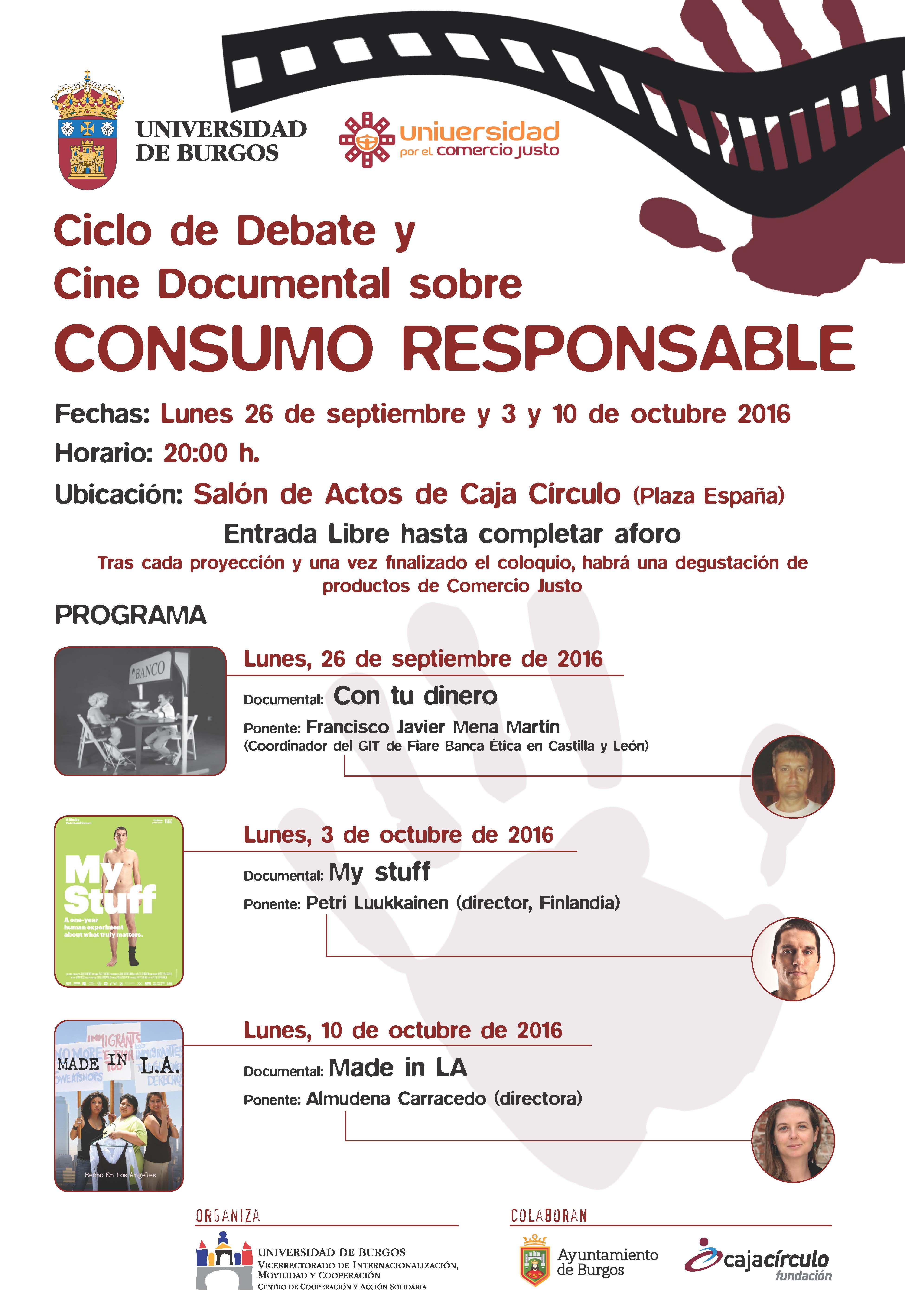 Cartel III Ciclo Cine Documental UBU