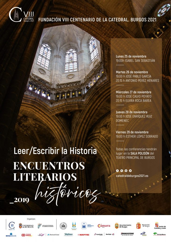 Cartel. III Encuentros literarios históricos. Leer/Escribir la Historia: Ciencia y Literatura