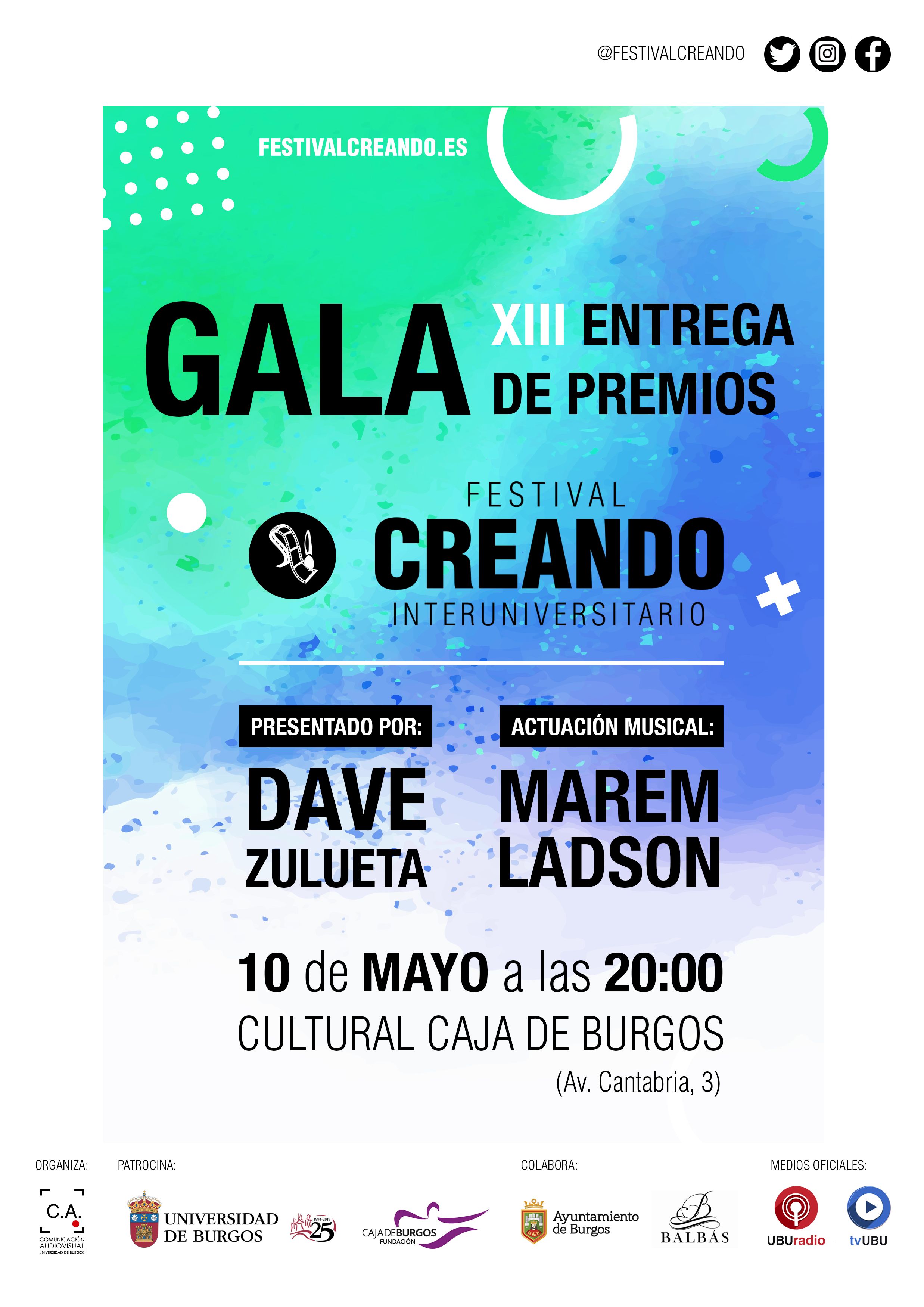 Cartel Gala Creando