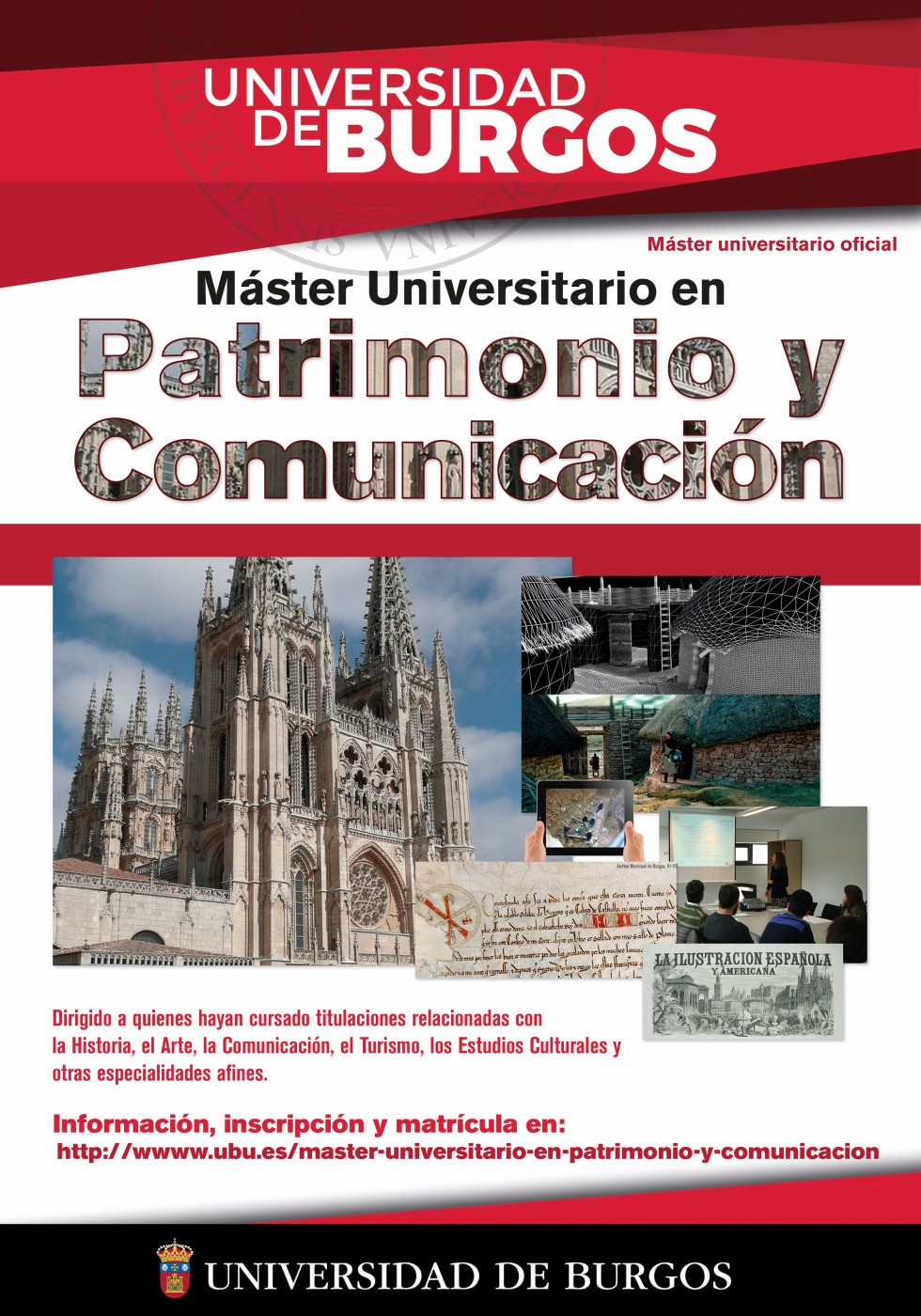 Máster en Patrimonio y Comunicación de la Universidad de Burgos 