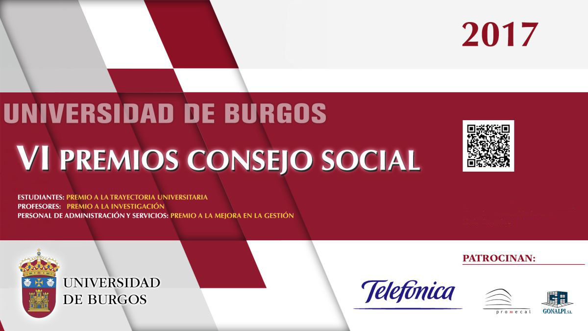 Cartel VI Premios del Consejo Social