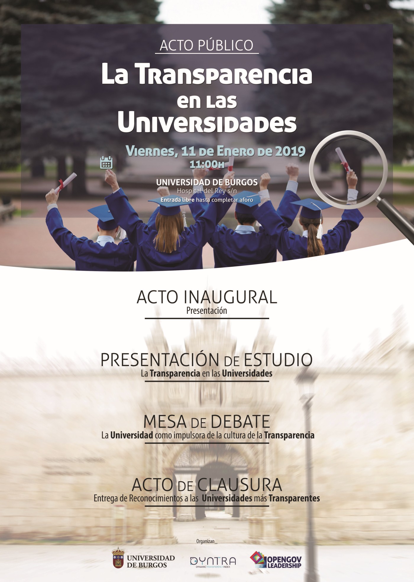 Presentación del Informe Dyntra sobre Transparencia en las universidades