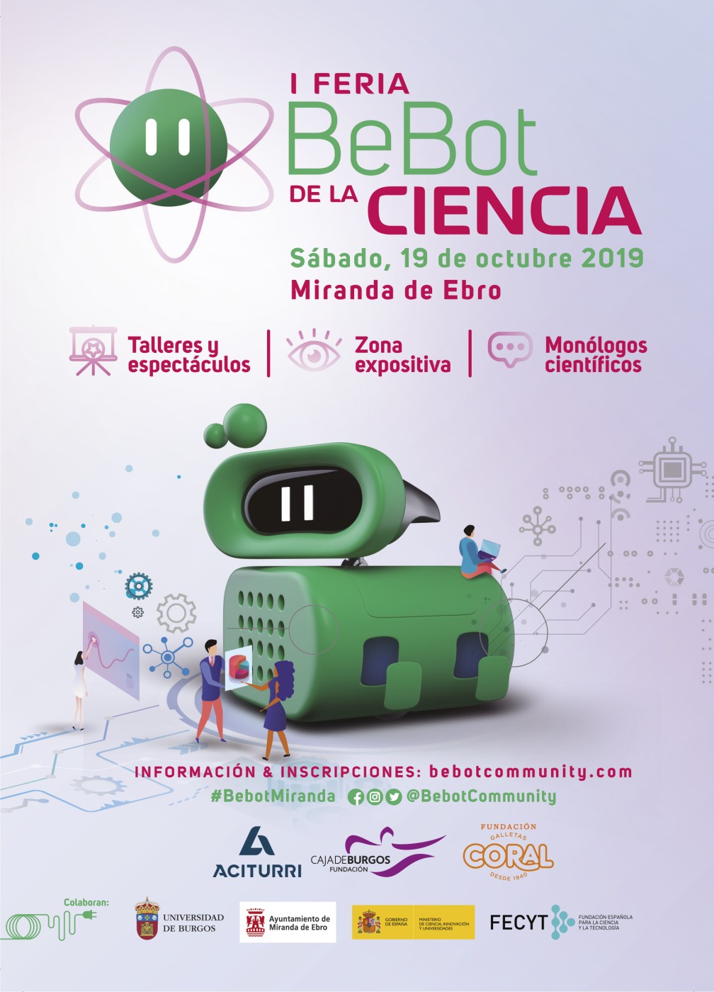 Cartel Feria Bebot de la Ciencia