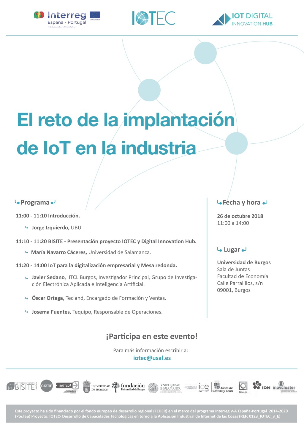 Jornada: El reto de la implantación de IoT en la industria