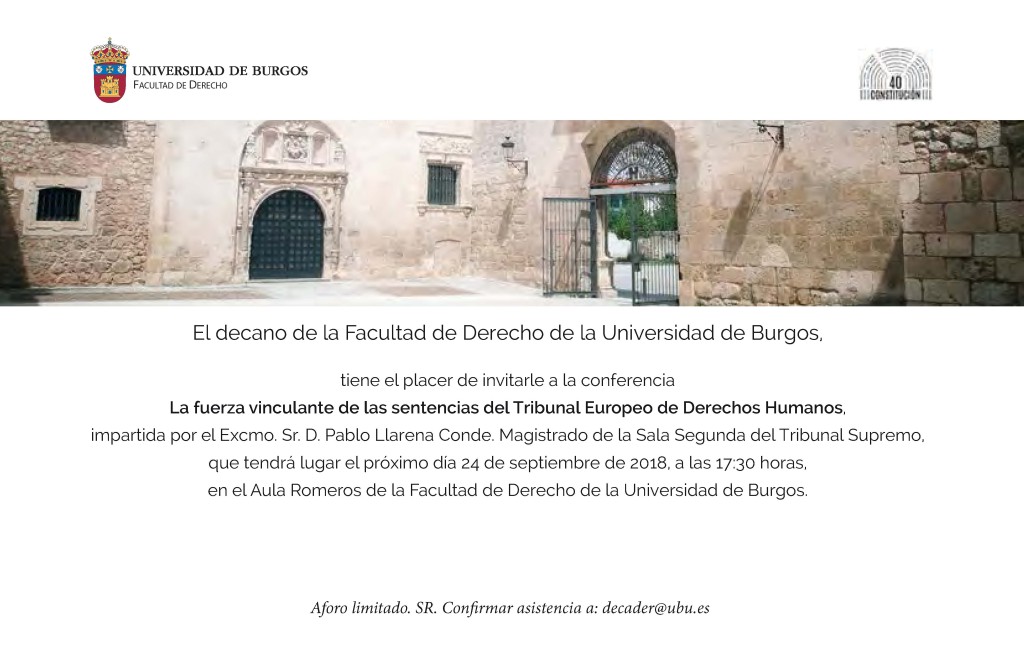 Conferencia del Magistrado Pablo Llarena Conde