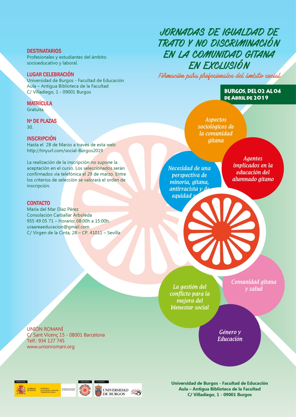 Jornadas de Igualdad de Trato y No Discriminación. Burgos