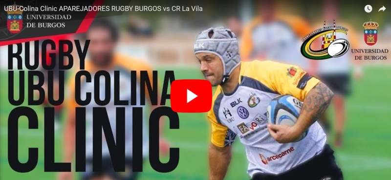Retransmisión en directo del partido de rugby UBU-Colina Clinic Aparejadores Rugby Burgos vs CR La Vila