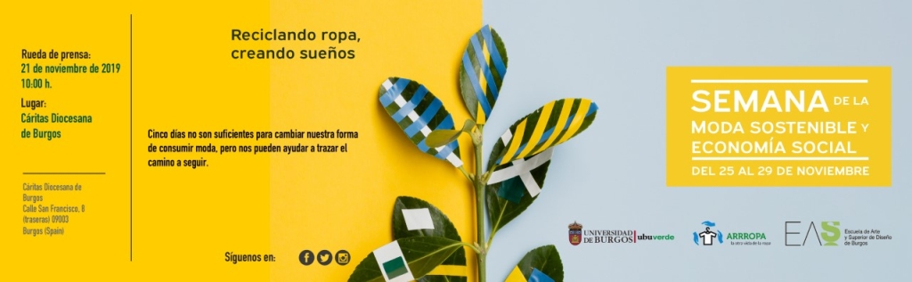 cartel semana moda sostenible