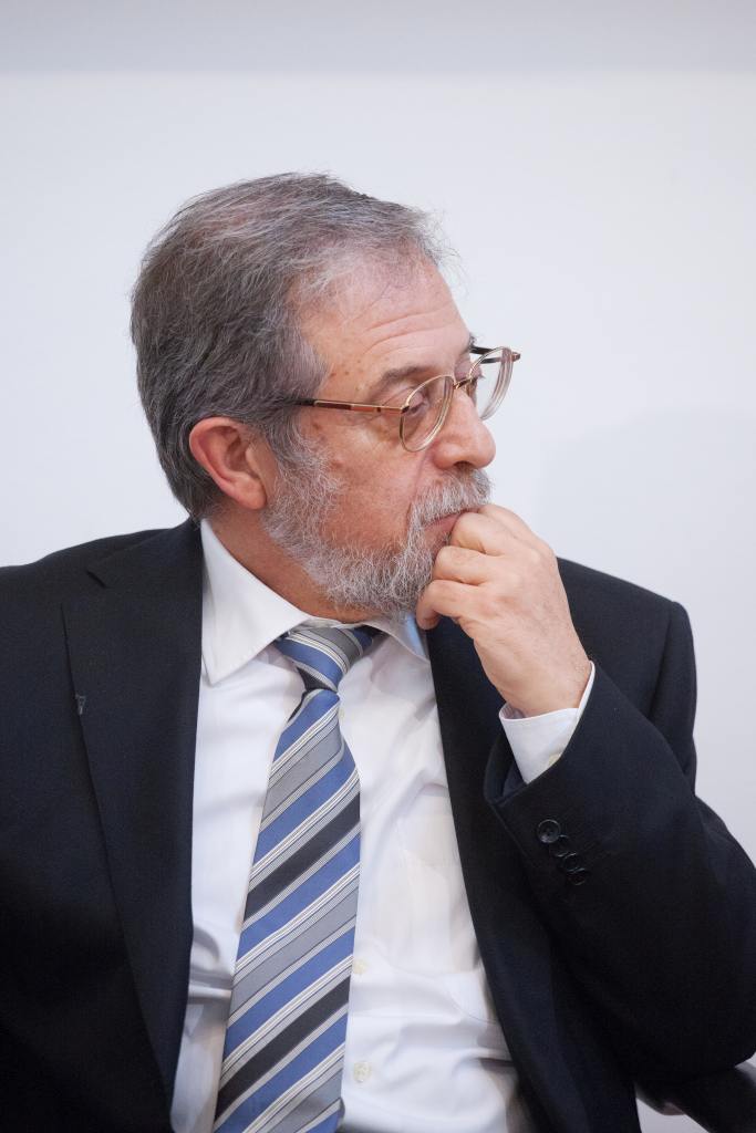 Marcos Sacristán Represa. Rector Presidente de la Comisión Gestora de la UBU. Participó en la Mesa Redonda 20 años de la UBU