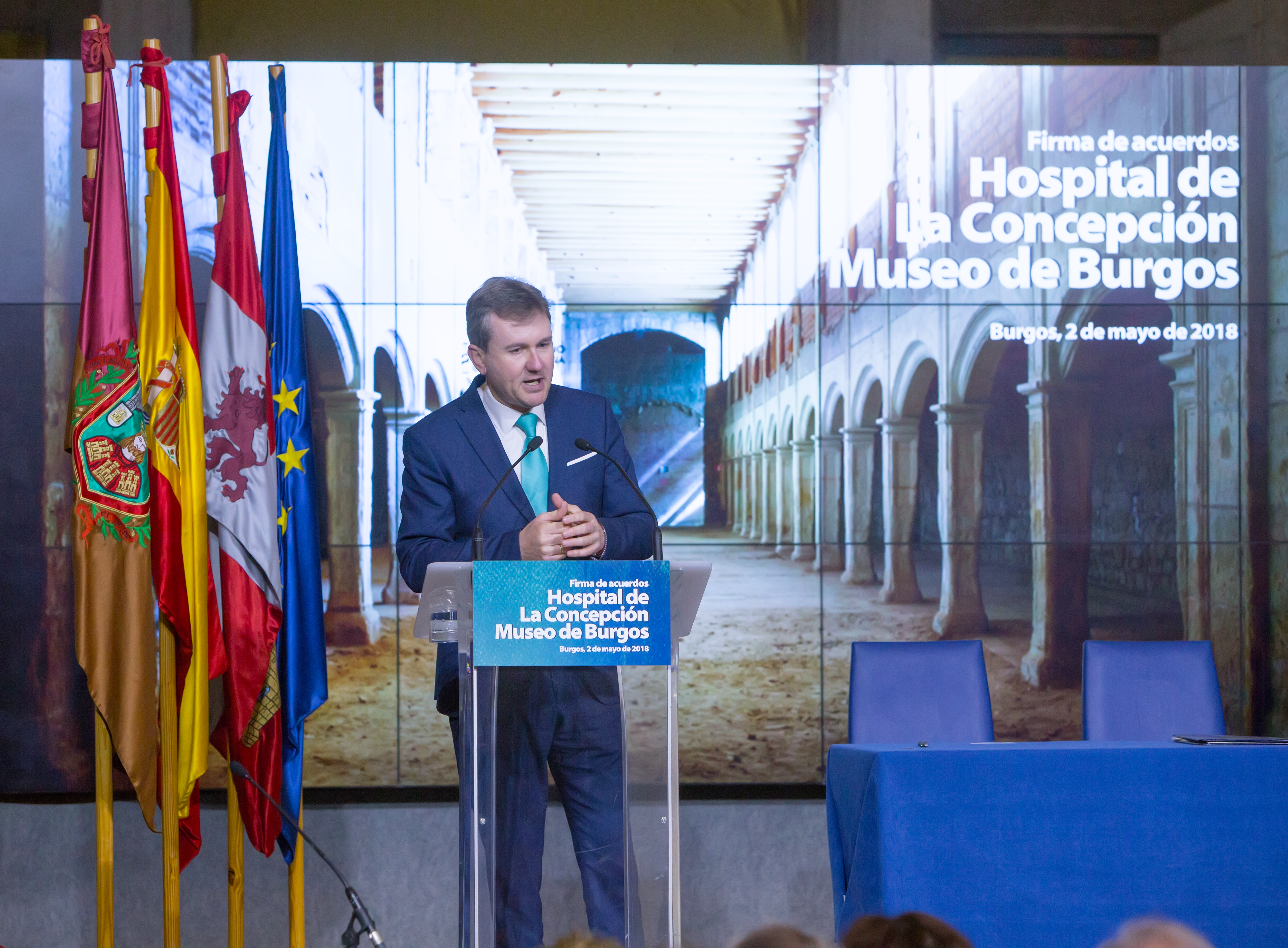 Intervención del alcalde de Burgos.