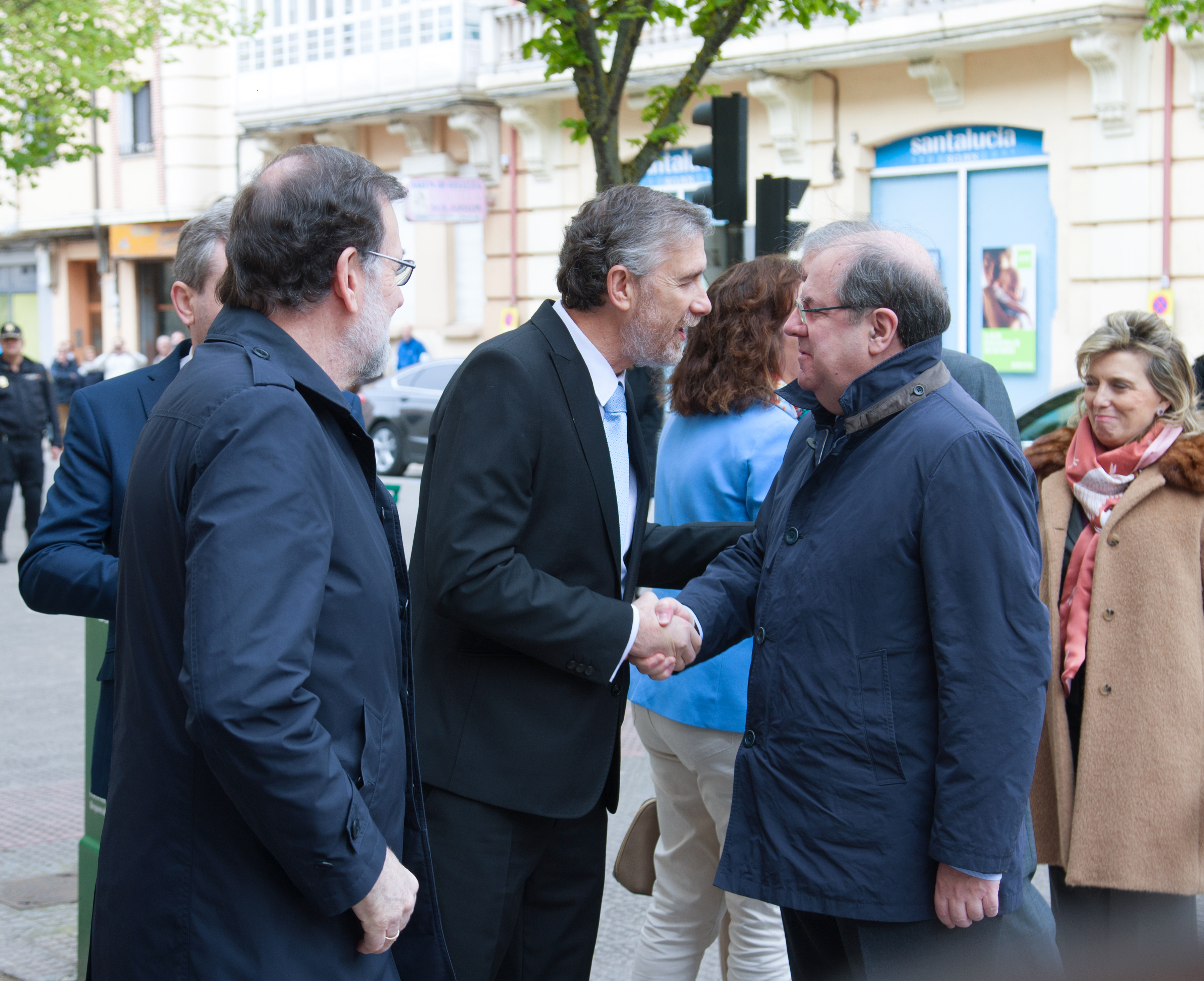 El rector recibe al presidente de la Comunidad Autónoma de Castilla y León.