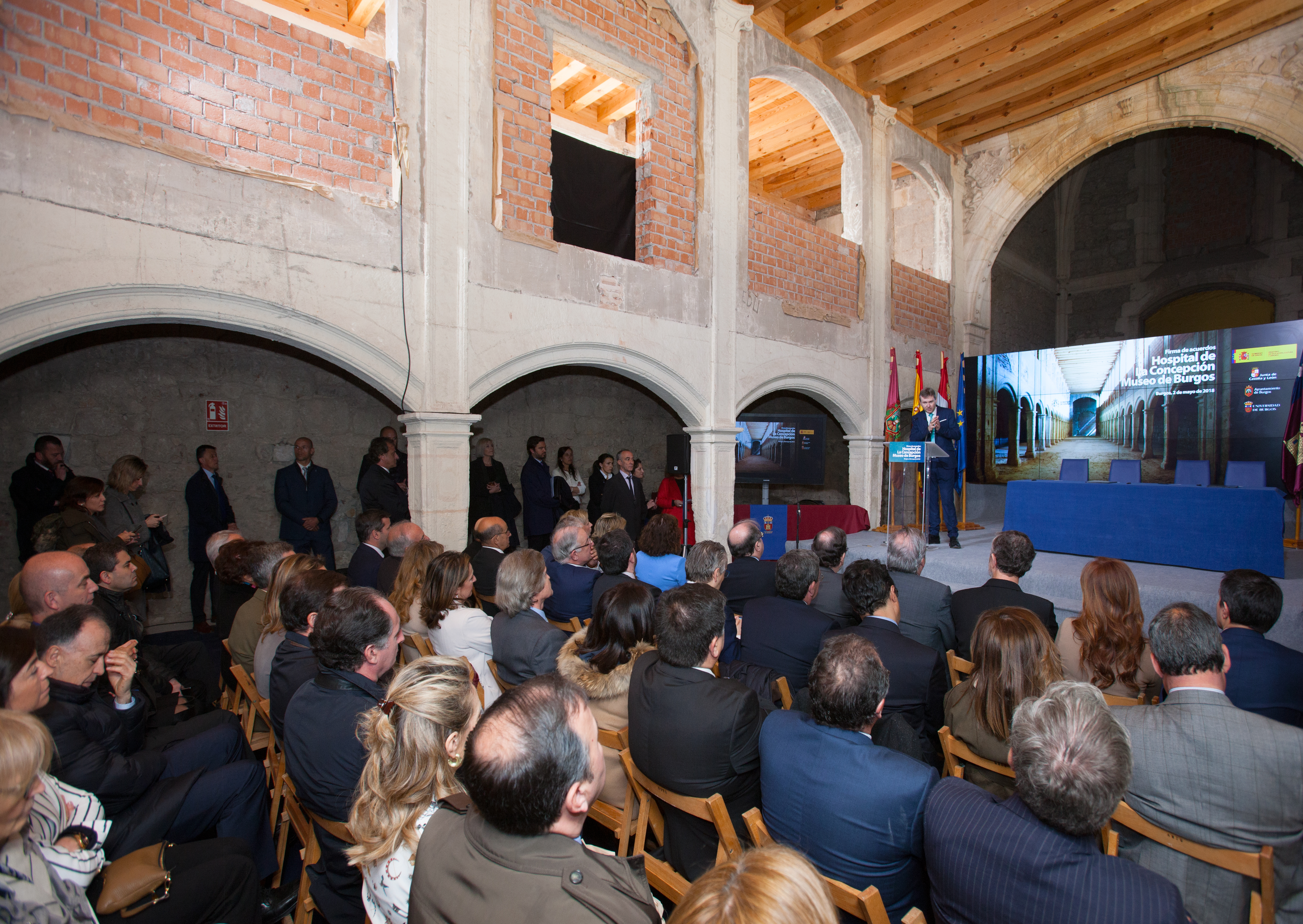 Intervención del alcalde de Burgos.