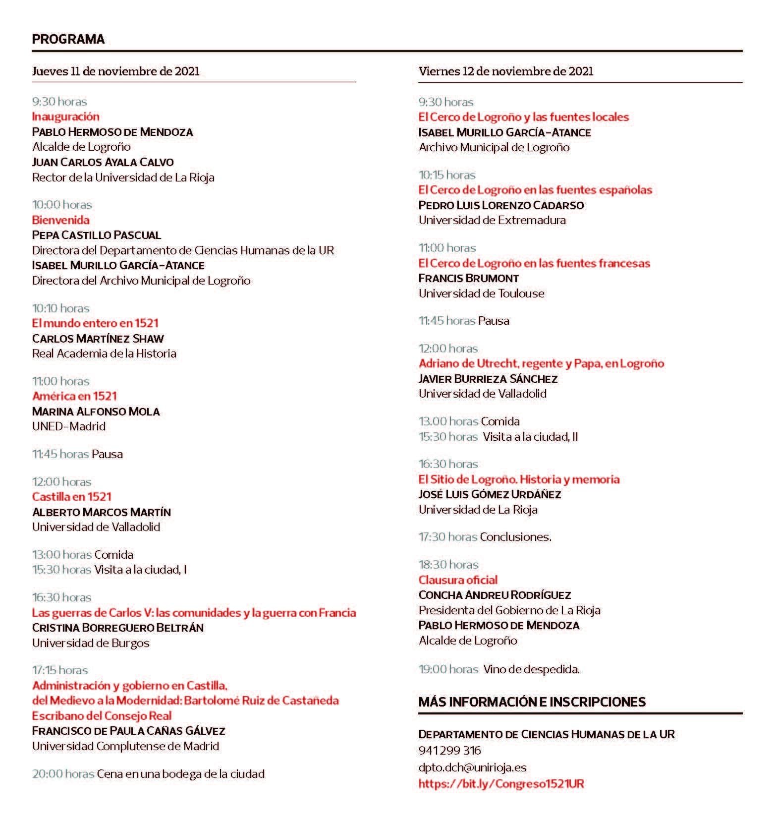 Programa del Congreso 