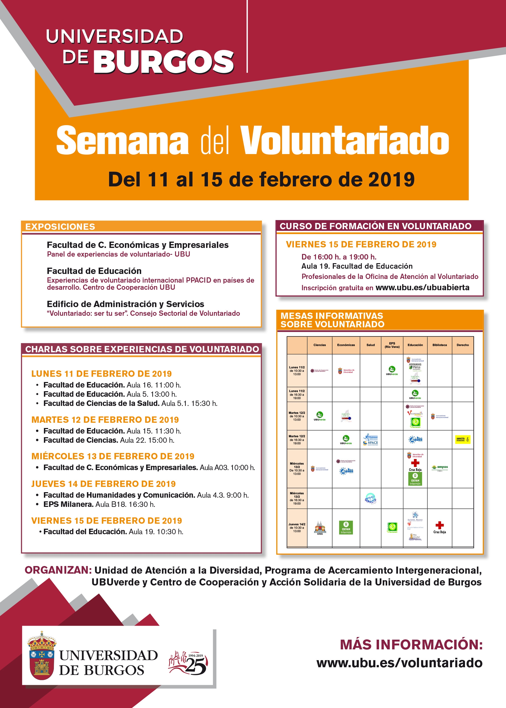 Cartel III Semana del Voluntariado