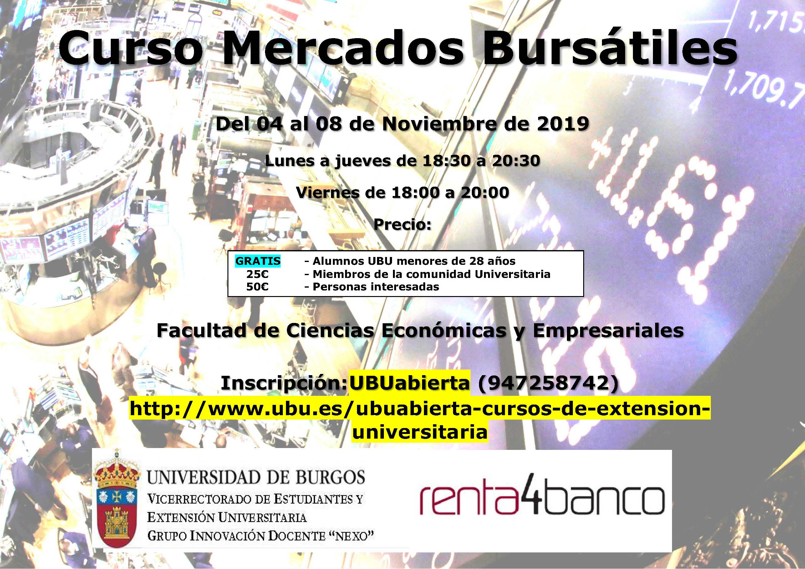 Cartel Mercados Bursátiles 2019-20