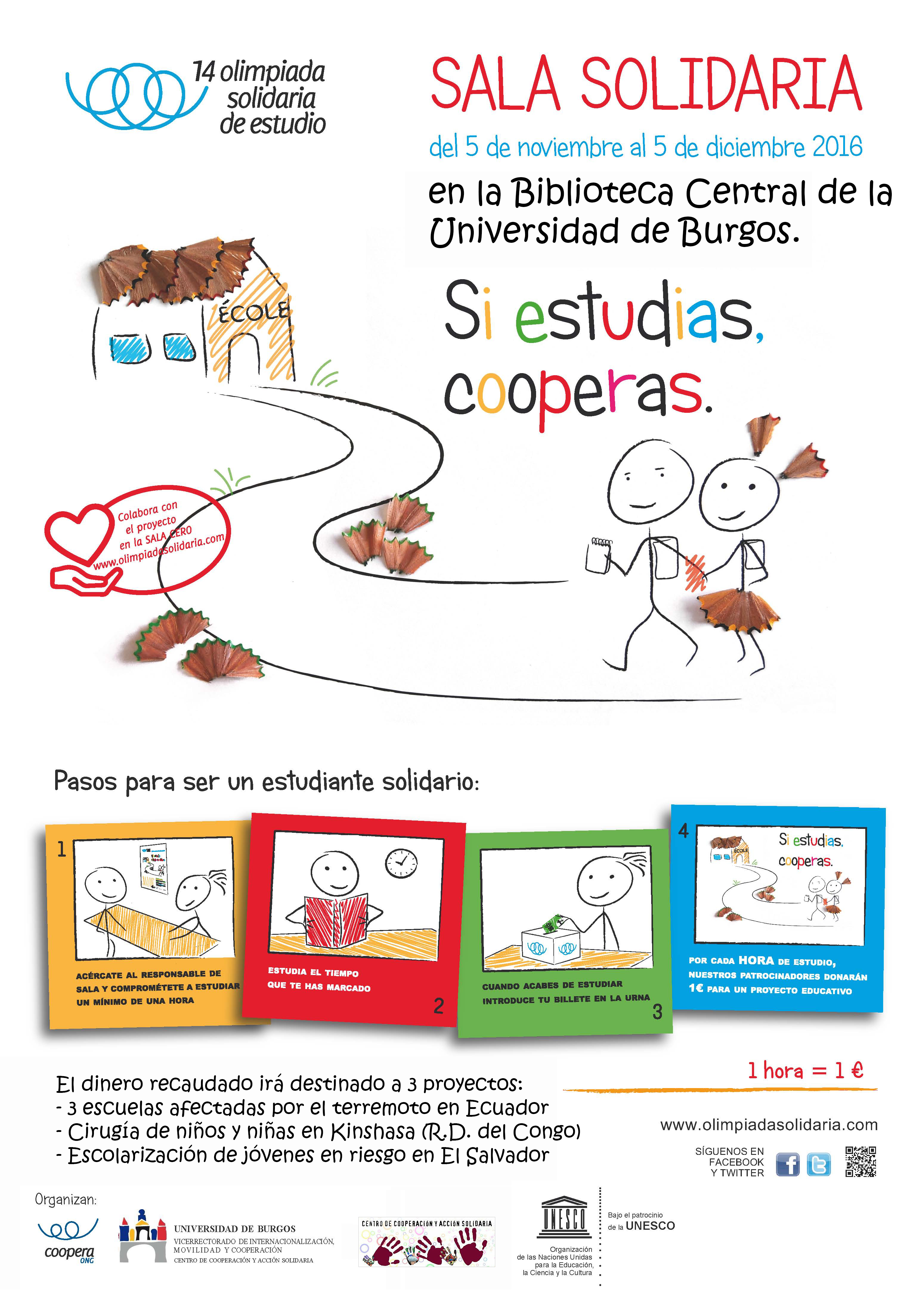 Cartel Olimpiada Solidaria UBU