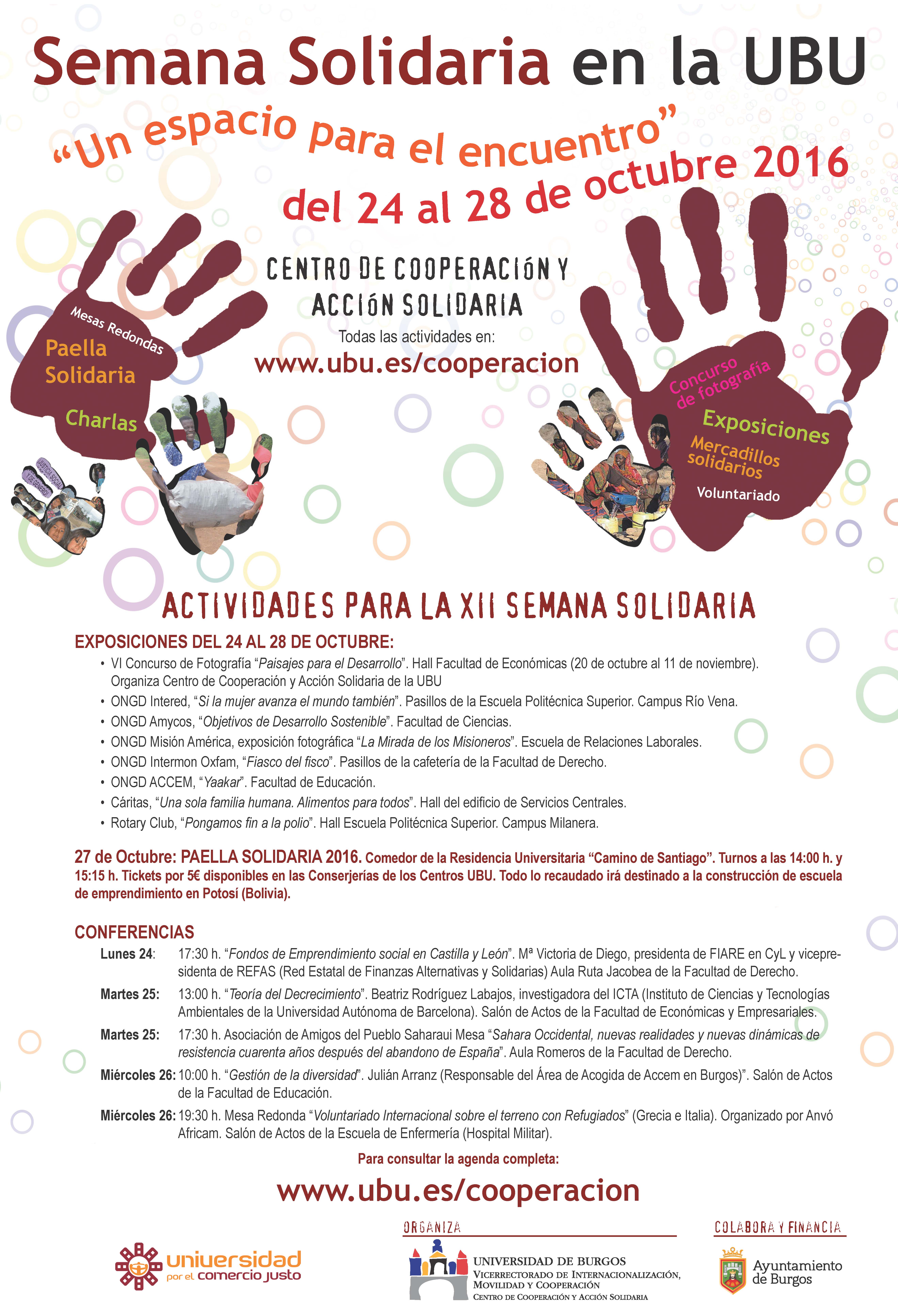 Cartel Semana Solidaria 2016