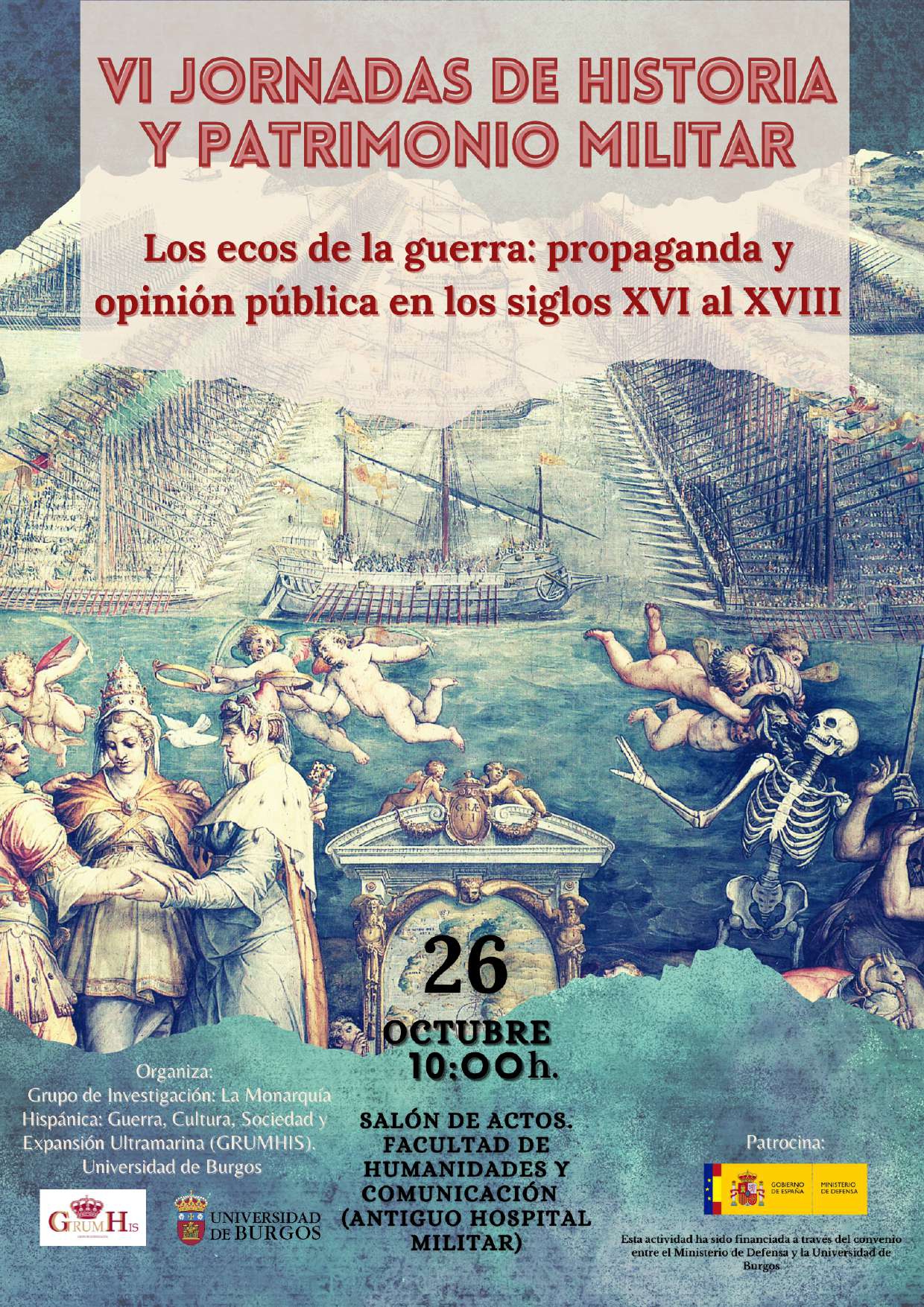 Cartel VI Jornadas de Historia y Patrimonio Militar