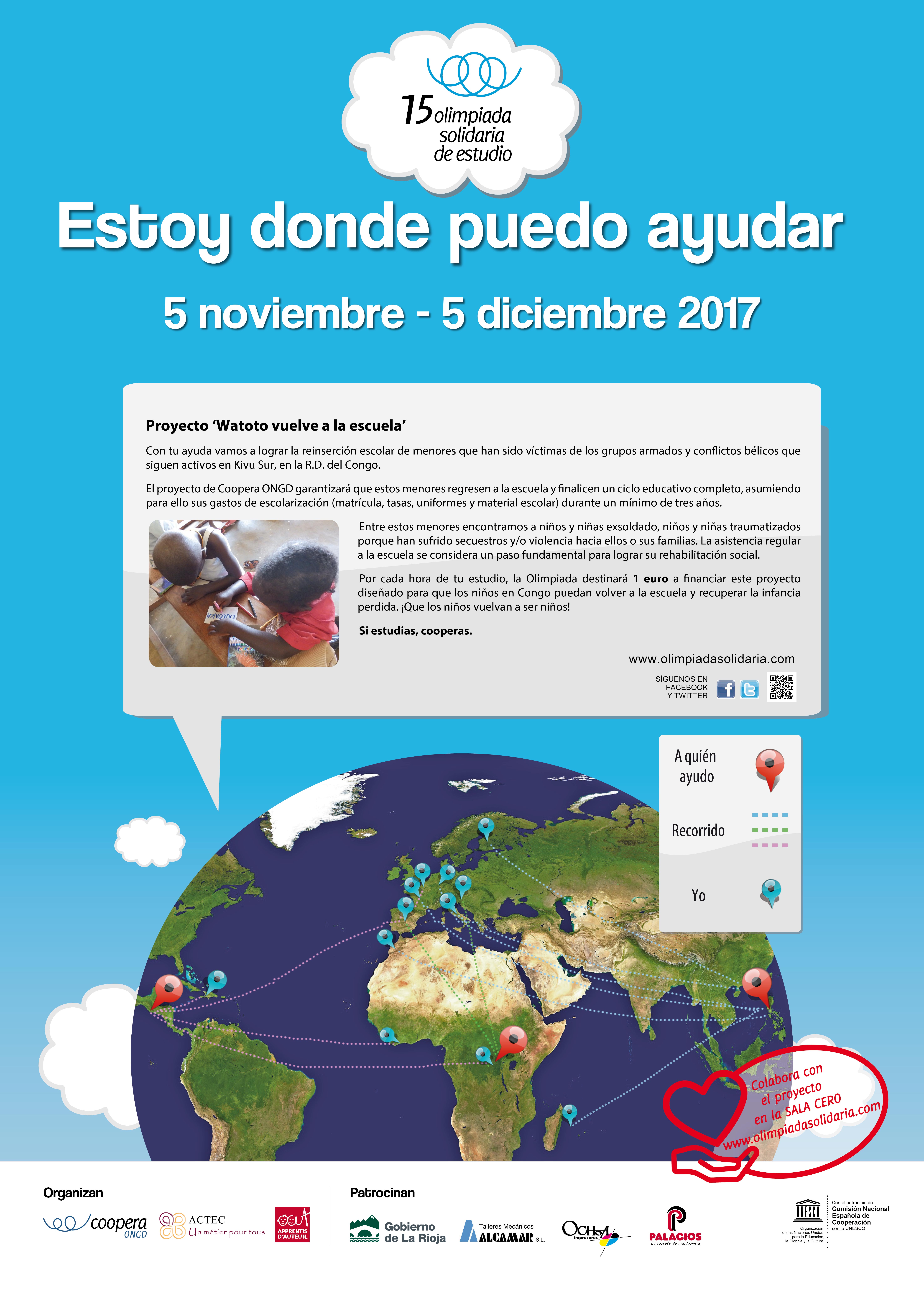 Cartel Olimpiada Solidaria 2017