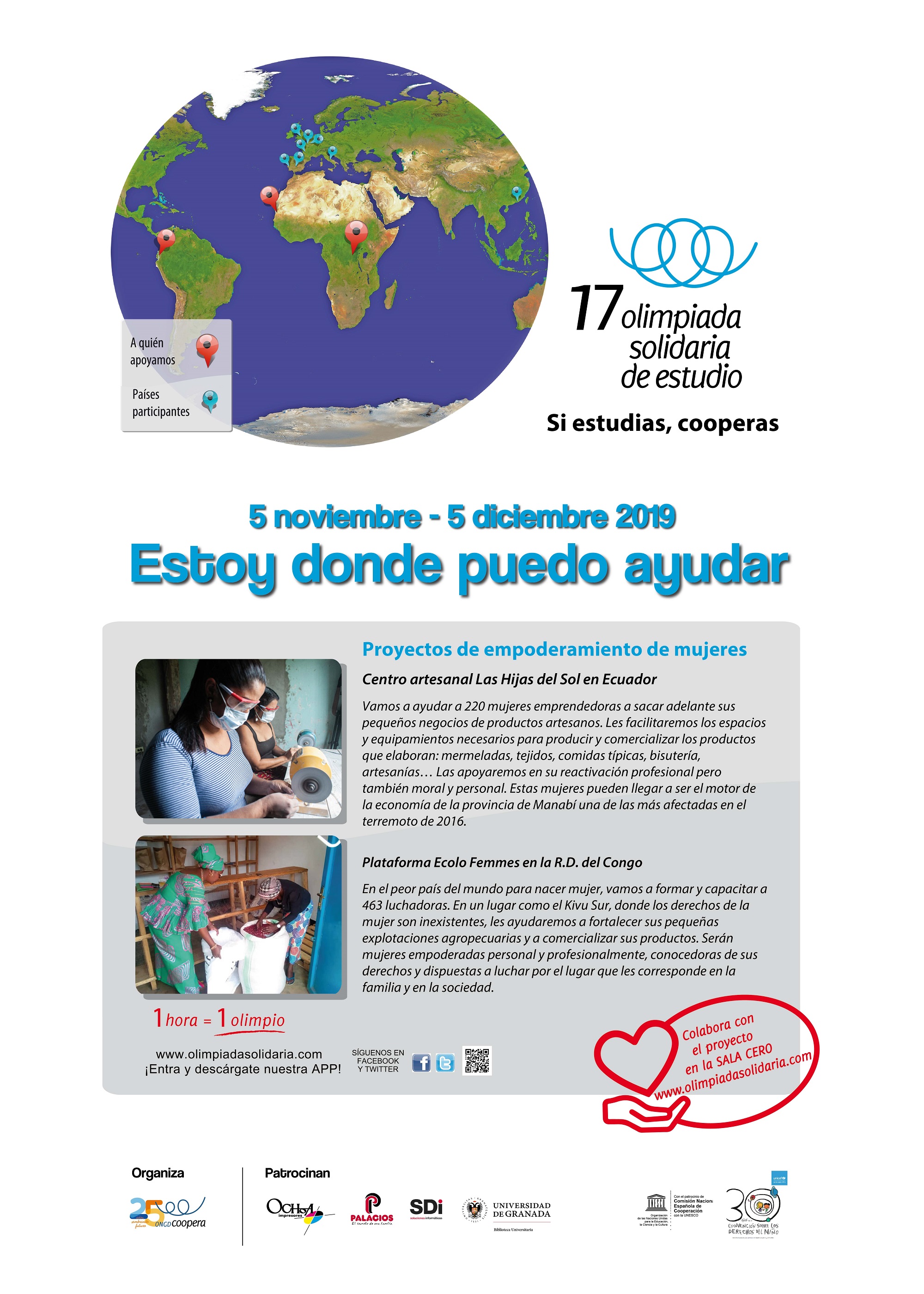 Cartel Olimpiada Solidaria 2019