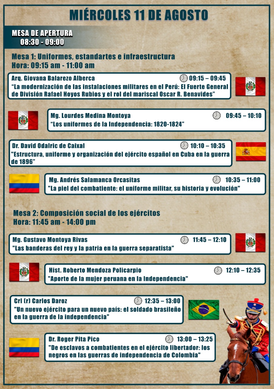 Mesas temáticas 1 y 2