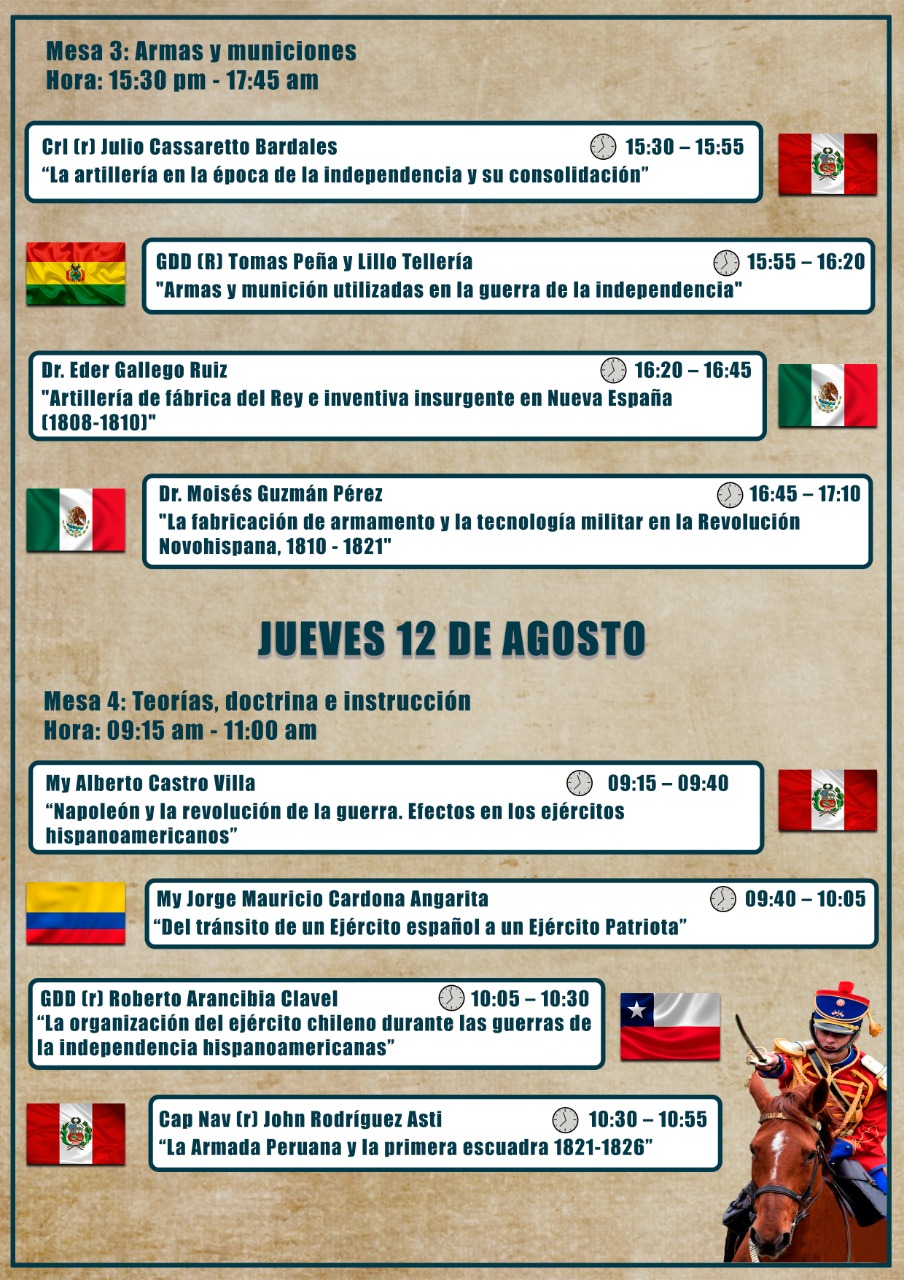 Mesas temáticas 3 y 4