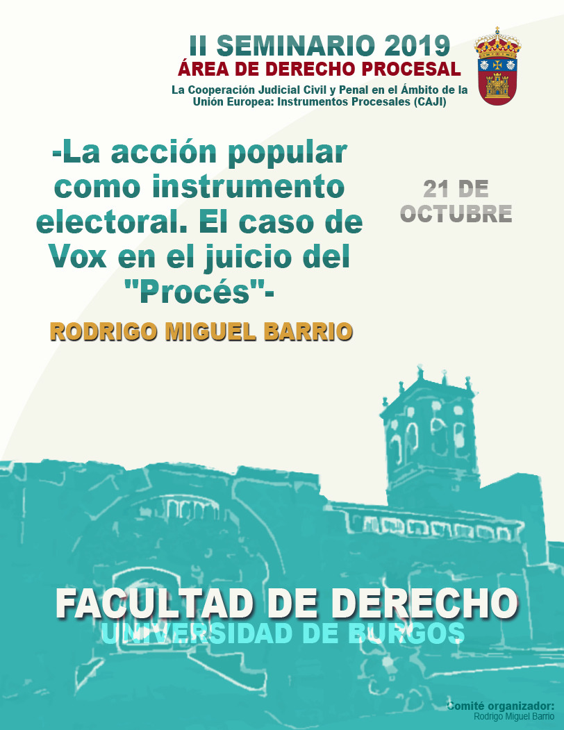 II Seminario 2019 Área de Derecho Procesal