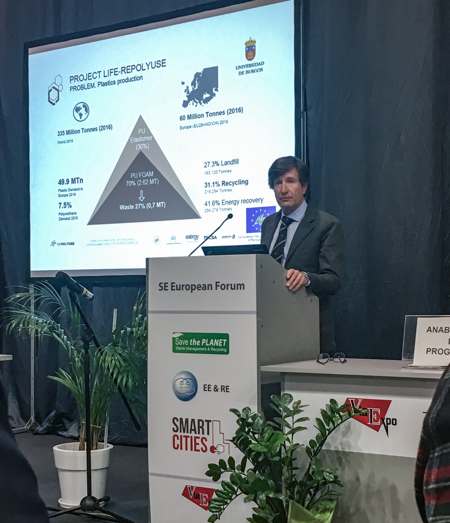 Presentación del Proyecto Life-Repolyuse en la Conferencia Internacional "Save the Planet"