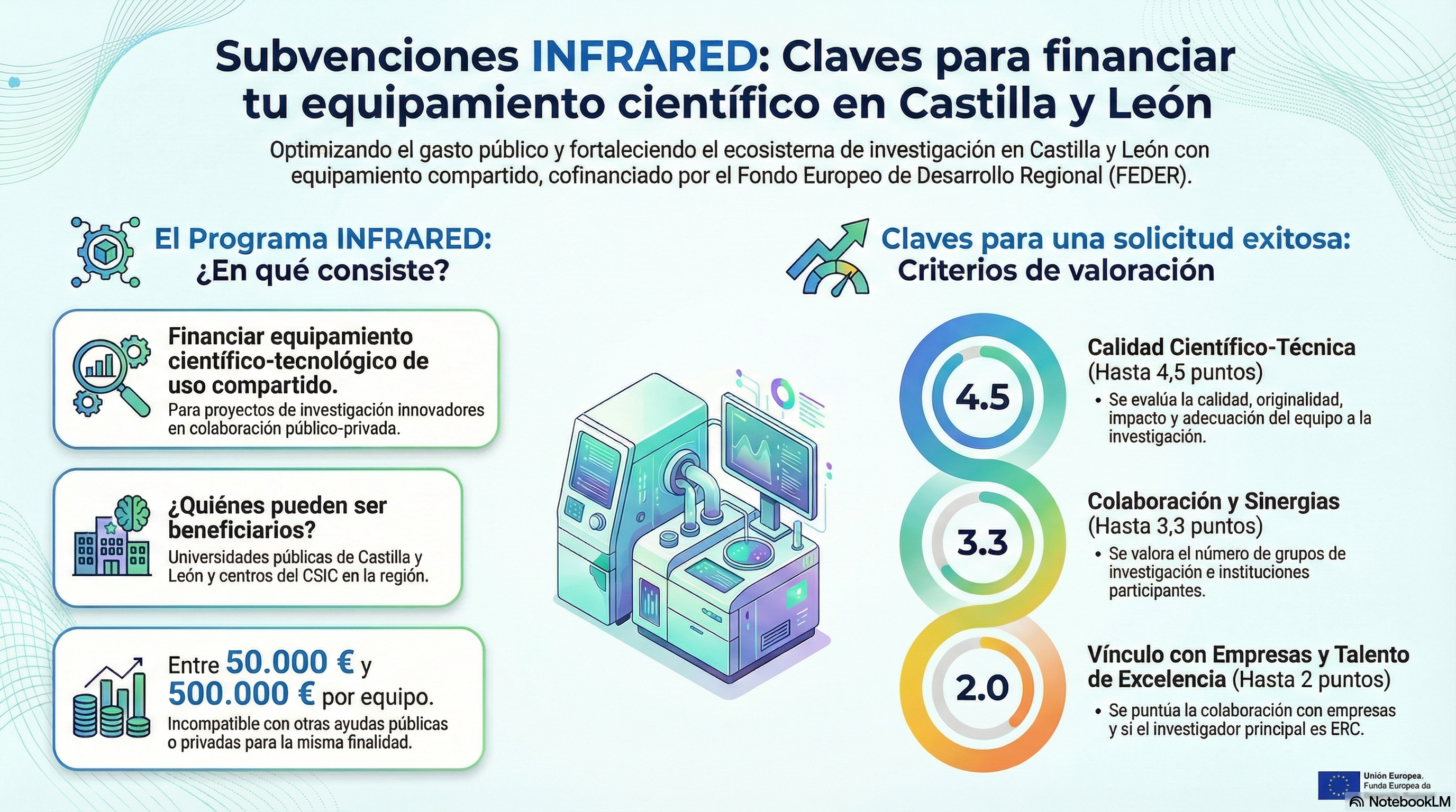 CLAVES DEL PROGRAMA INFRARED