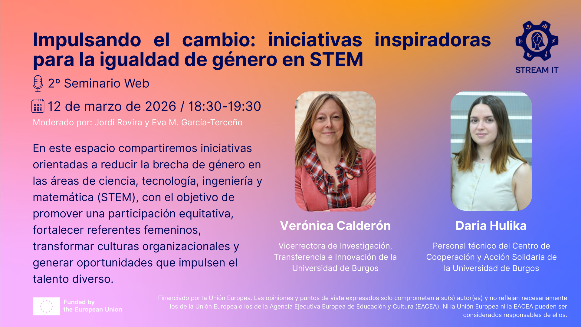 Seminario web STREAM-IT