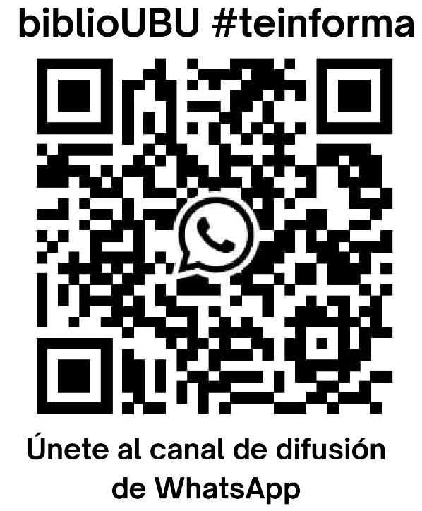 QR canal whatsapp biblioubu #teinforma