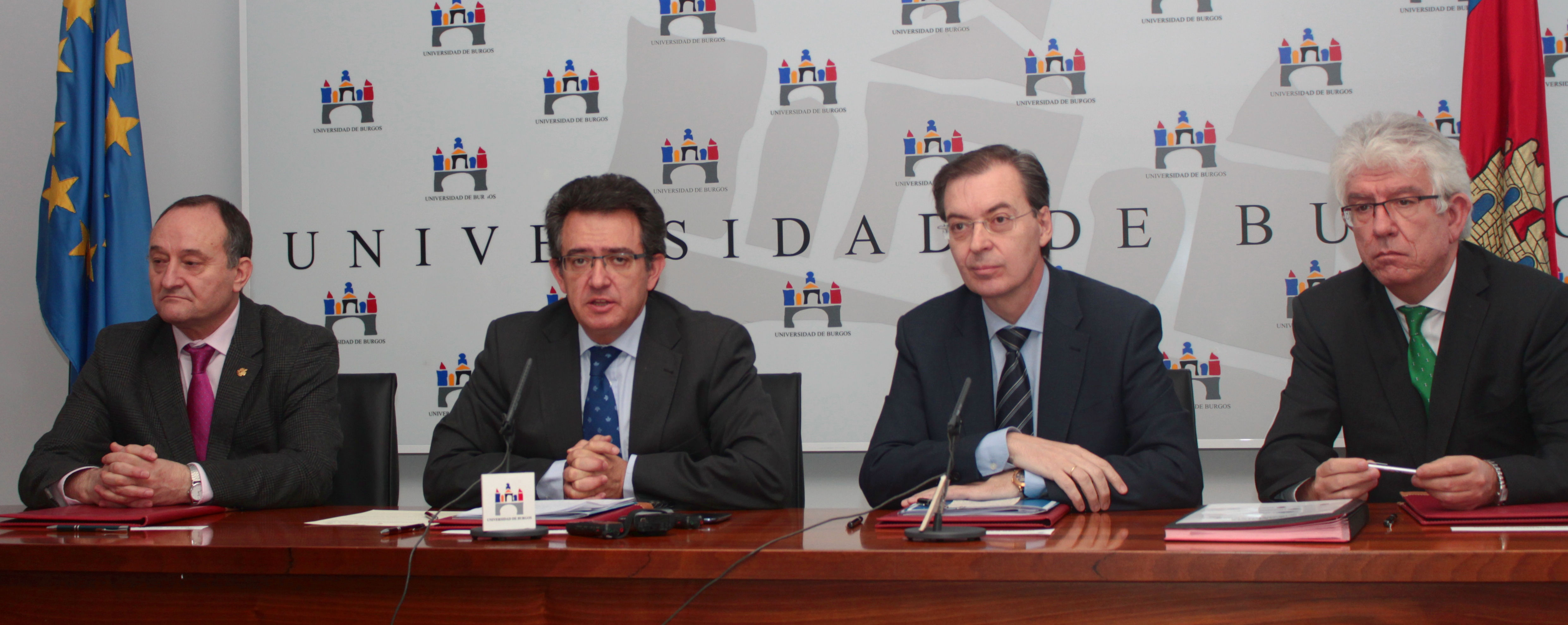 Presidente del CES y rectores de las universidades de Valladolid, Burgos y León