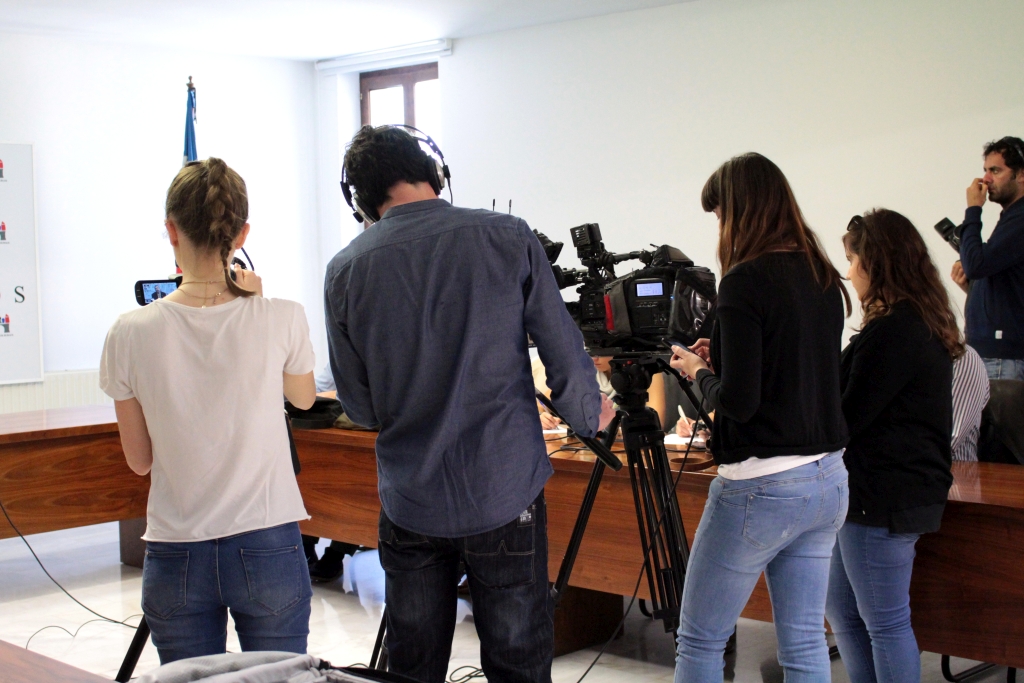 Primera comparecencia de Pérez Mateos