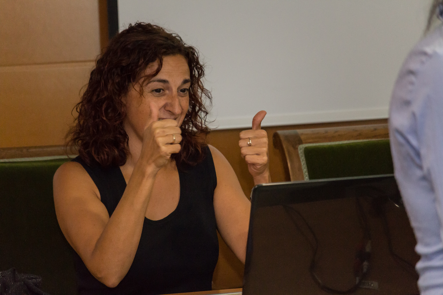 Visita estudiantes sordos sicilianos