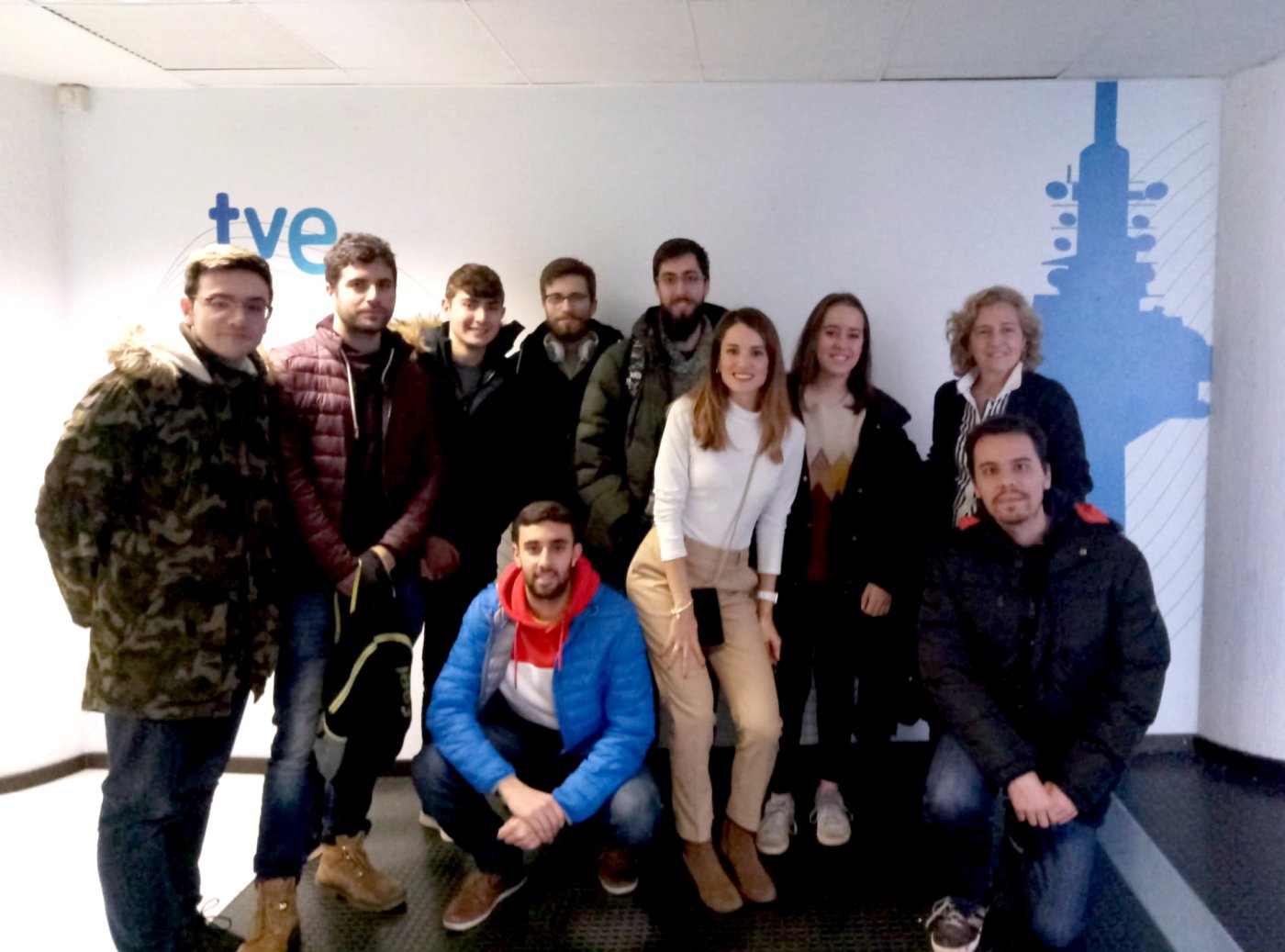 Visita a los estudios de Torrespaña