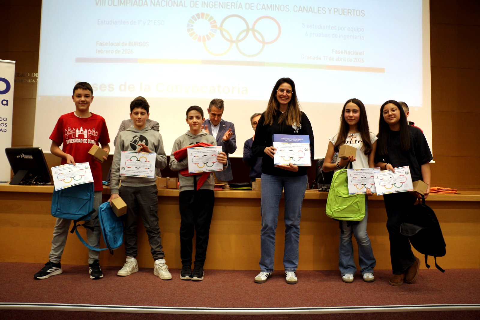 Tercer puesto. Equipo "BDC", del Colegio Blanca de Castilla