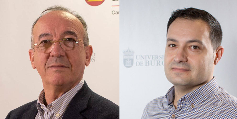 Los profesores González y Cambra.