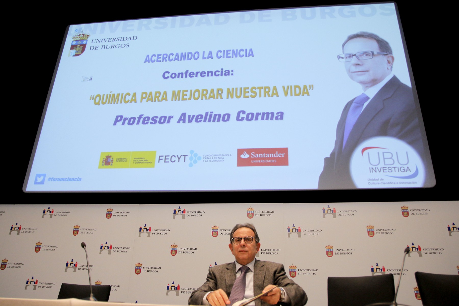 Unidad de Cultura Científica y de la Innovación. Avelino Corma