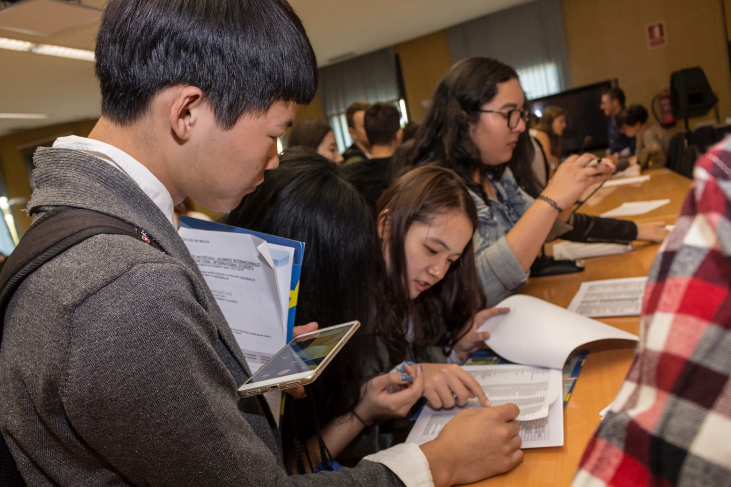 Bienvenida internacionales UBU septiembre 2017