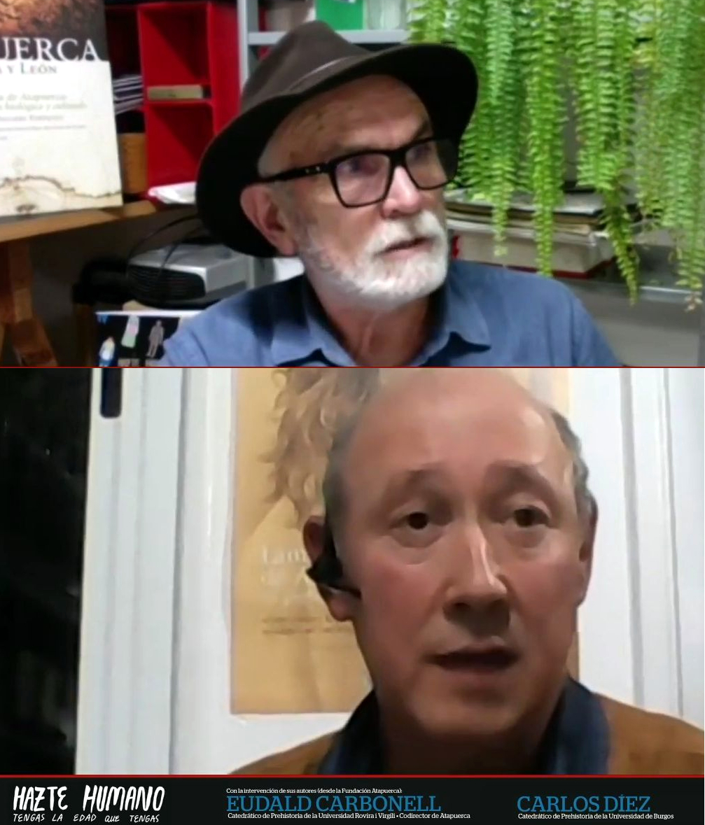 Carlos Díez y Eudald Carbonell 