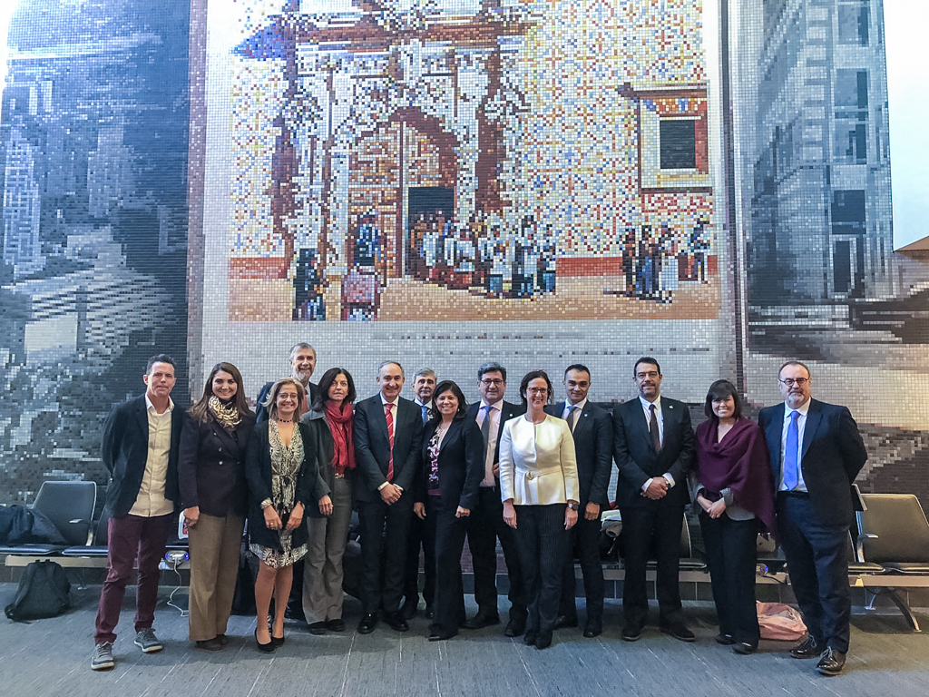 Delegación universitaria en Texas