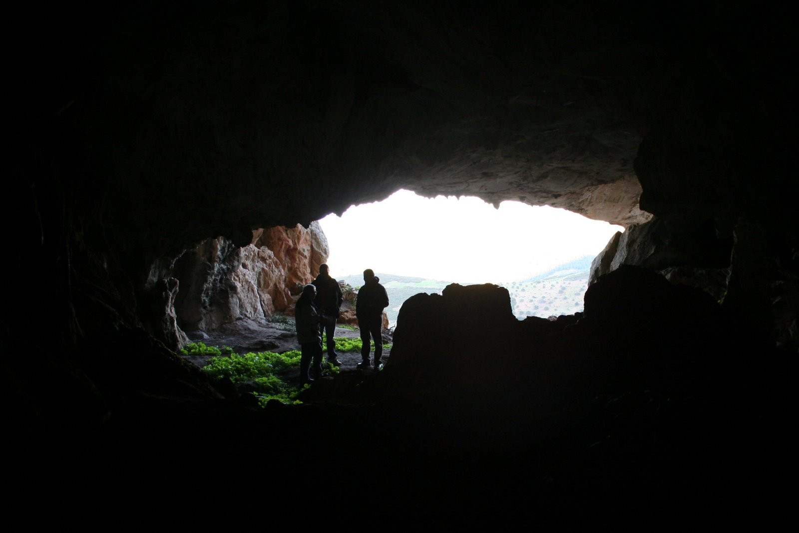 Entrada a la cueva neolítica de Kaf Taht el-Ghar